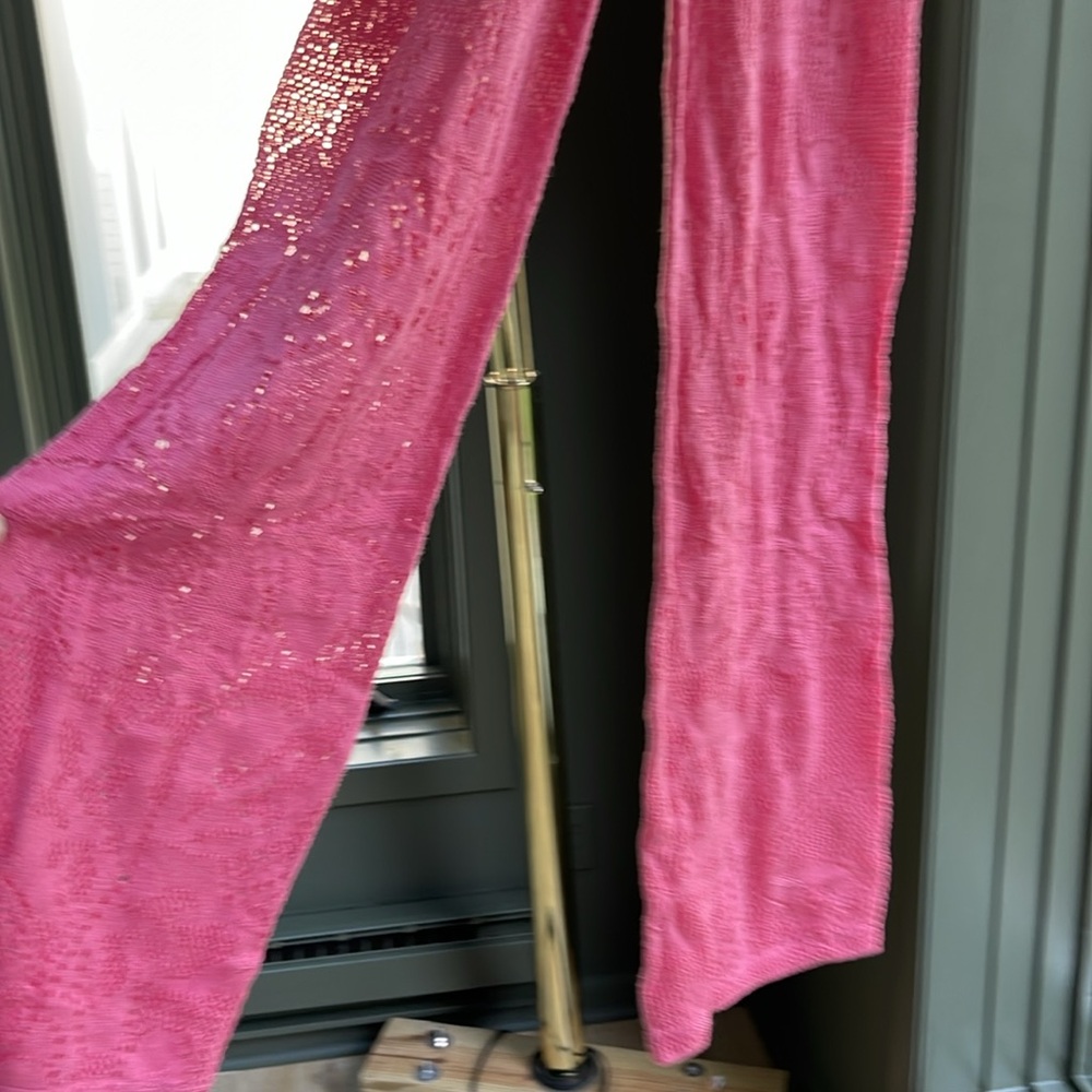 NWT Misha and Puff Lace Session Knit Pants - Bloom Pink - Small - Pima Cotton - Picture 4 of 11
